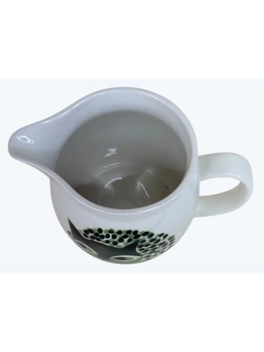 Arabia Finland Green Spotted Kissa Cat Kaj Franck Gunvor Olin Gronqvist Pitcher